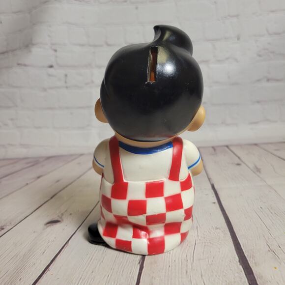 Vintage Bob's Big Boy Plastic Figurine Coin Bank Restaurant Advertising Retro - Picture 2 of 8